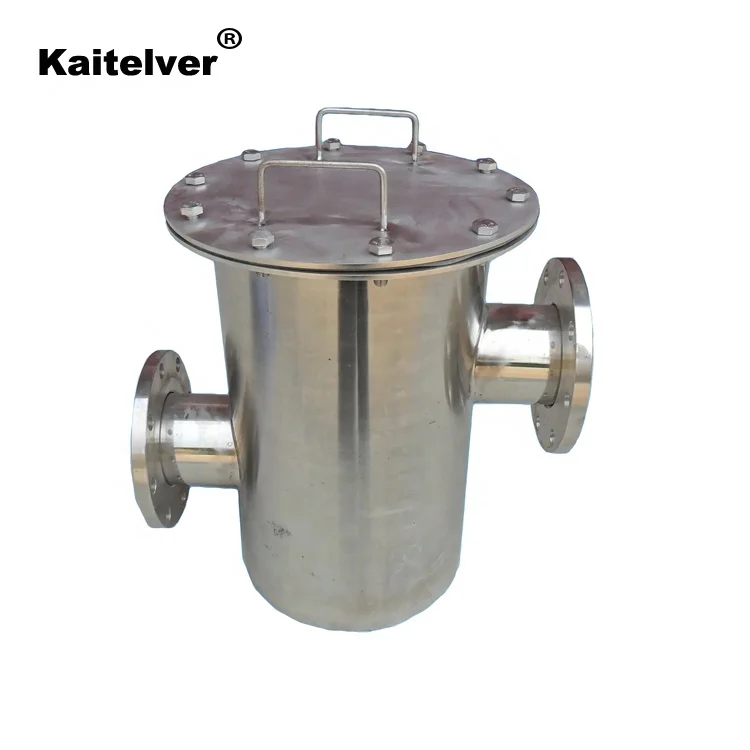 Stainless steel basket strainer hair catcher basket filter for swimming pool water filtration