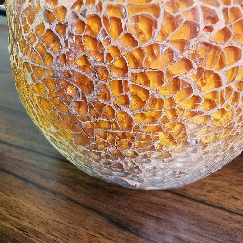 Decorative night light creative crack handmade resin base bird table lamp, retro home bedroom restaurant hotel lighting homestay