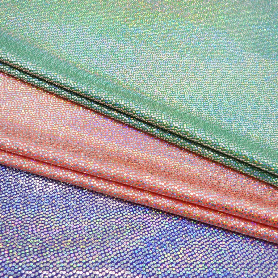 High-quality recycled polyester knit elastane athletic fabric plaid swimwear material mint swim fabric