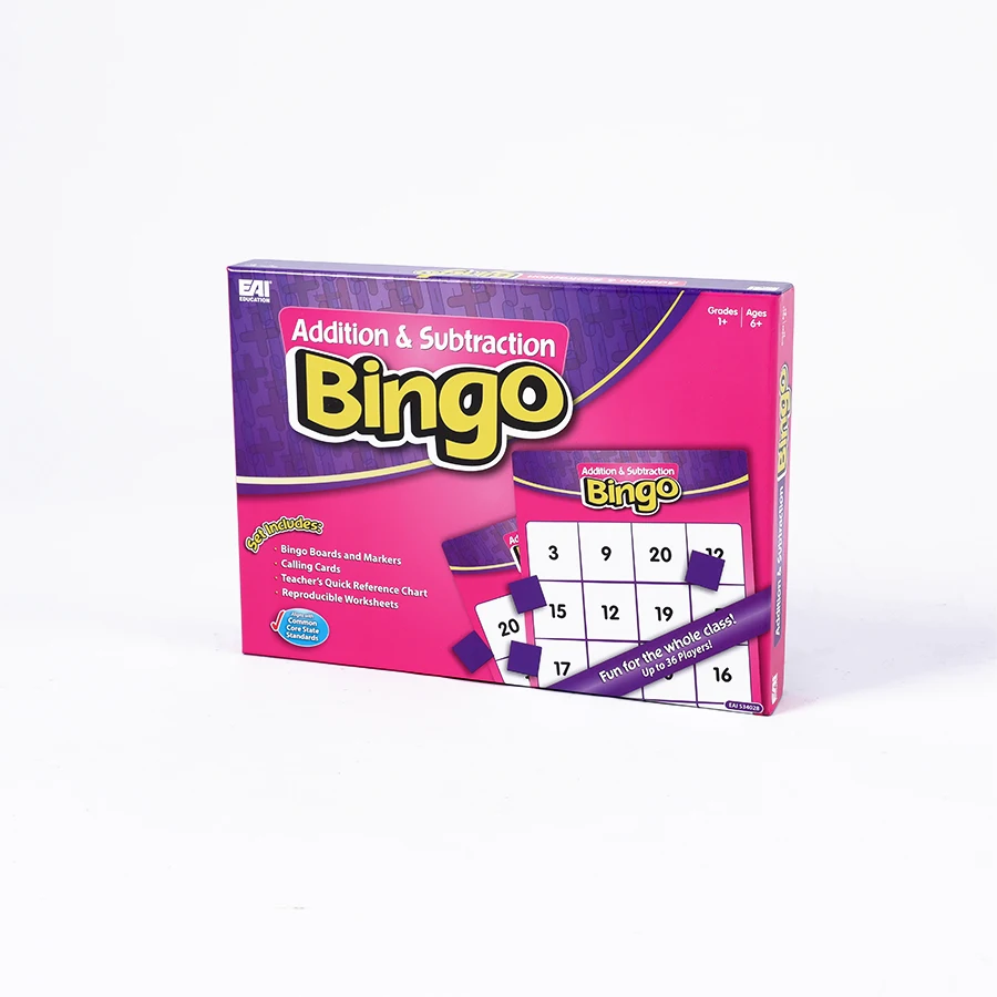 Eco Friendly Paper Reusable Customized Logo Bingo Cards Bingo Cards Tear Out Custom Printed Different Sizes Bingo Cards