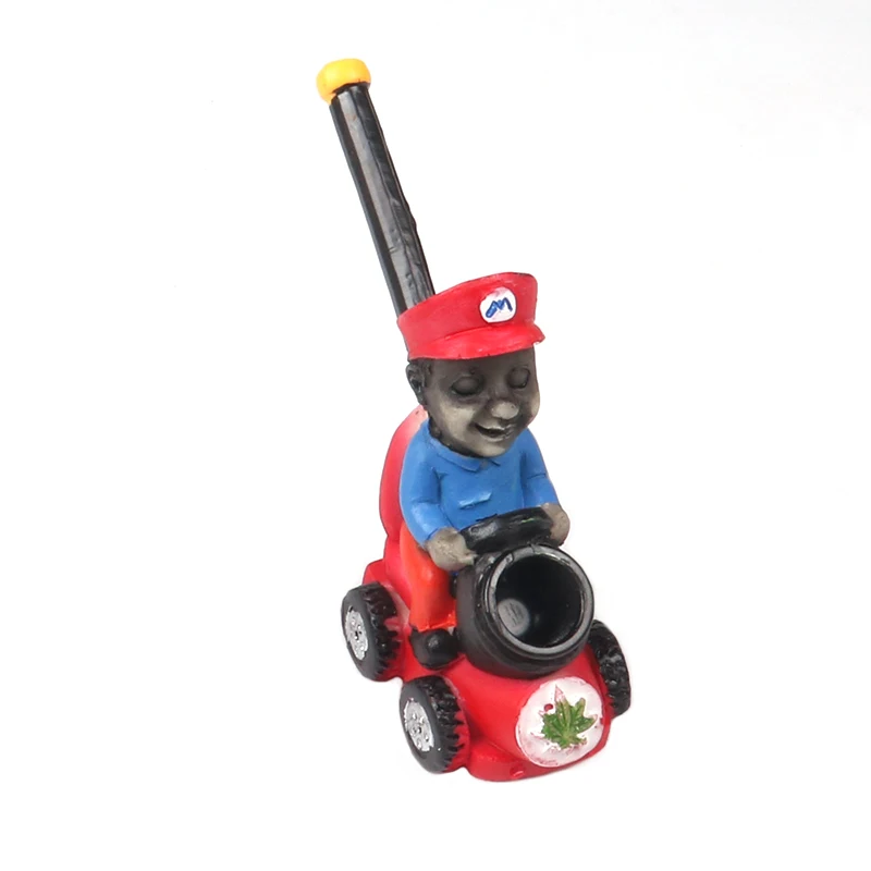 New hot selling creative character modeling resin smoking pipe weed resin pipe