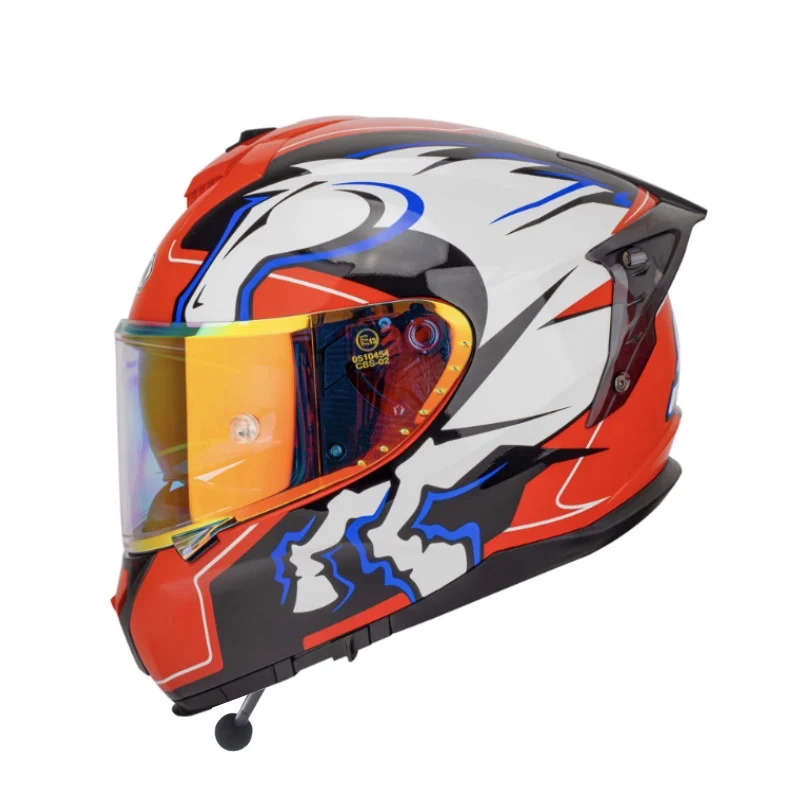 Motorcycle Helmet Blue tooth BT headsets Intercom double lens casco Modular capacetes Moto Racing helmets
