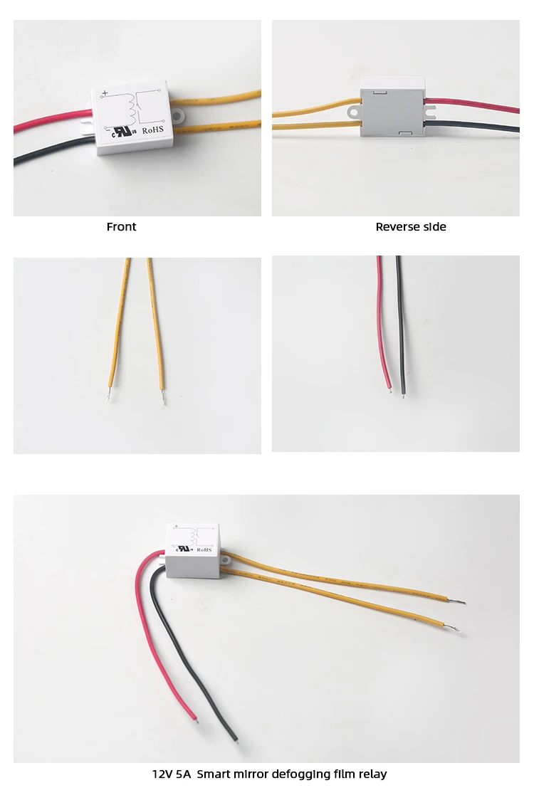 Small size 12V 5A  AC relay for heater defogger anti-fog film