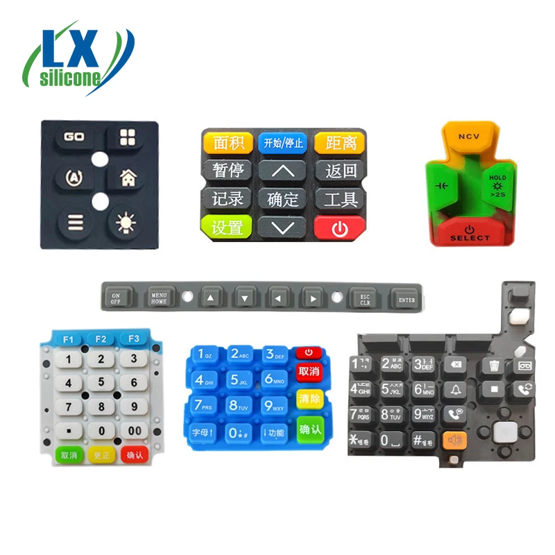 Illumination Silicone Rubber Keypad Silicone Push Button
