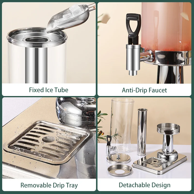 Wholesale stainless steel beverage dispenser Cold Water juice dispenser drink dispenser