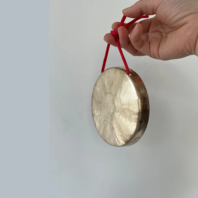 Music instrument copper gong, percussion copper gong music Chinese traditionla instrumentos musicais, qi gong/causeway