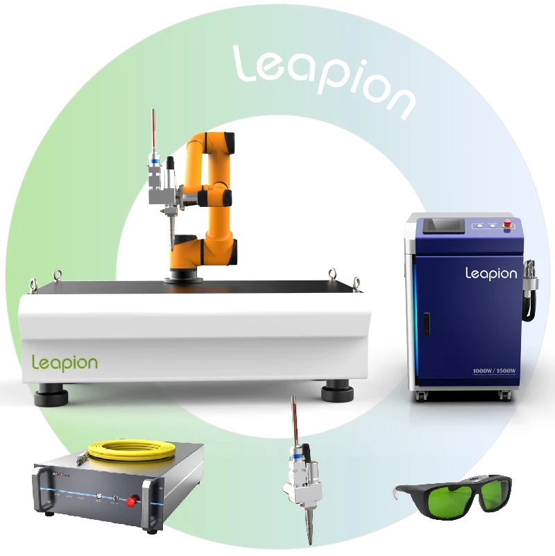 Leapion 3000w Non-Contact  Robot Laser Welding Machine Collaborative Robot with CCD Camera
