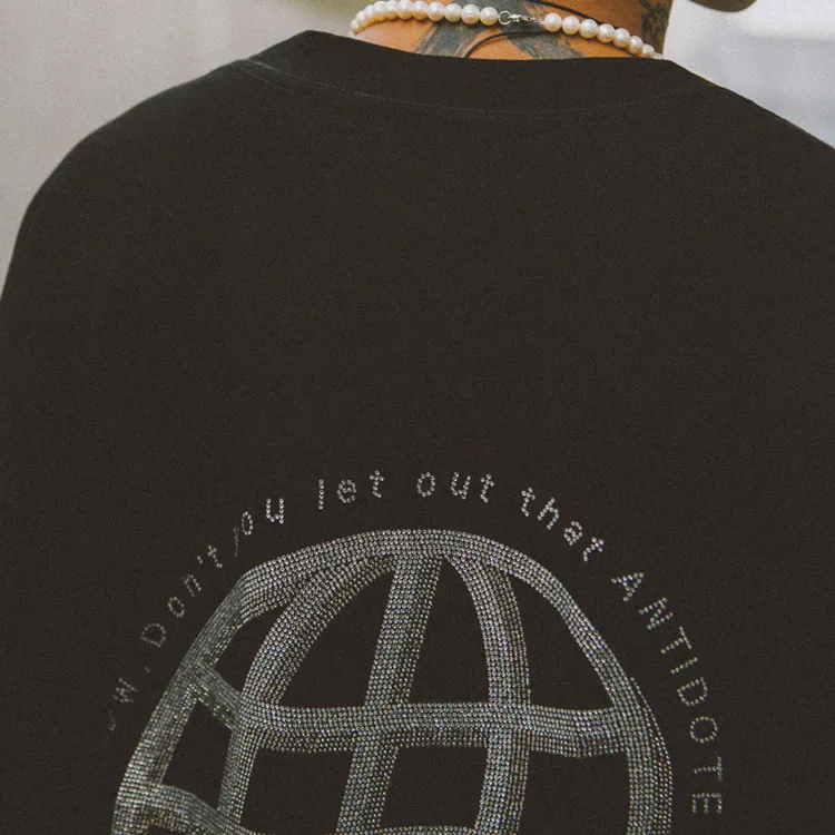 Изготовленный на заказ, хлопок, со специальной комплект из двух предметов комплект из футболки с длинными рукавами и комплект с шортами горный хрусталь Графический уличная передачи Ман, из вельвета, для мальчика, топ с черным верхом 3D футболки