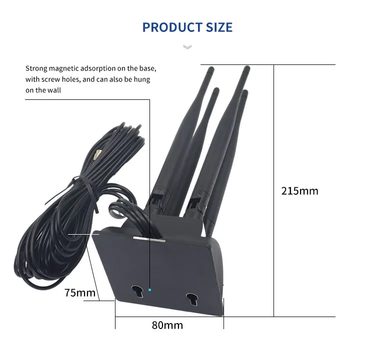 5g 2.4g 5.8g Dual Band Network Card Antenna Wifi Router-Sma Wireless Network Card External Antenna