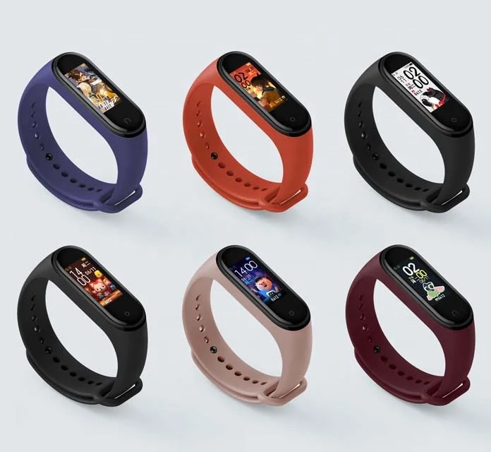  Оригинальный Смарт-браслет mi Miband 4 последняя музыка смарт-браслет с монитором сердечного ритма 135 мАч цветной экран 5