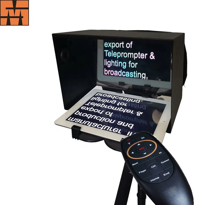 
the most portable and affordable mobile phone and tablet ipad studio teleprompter 