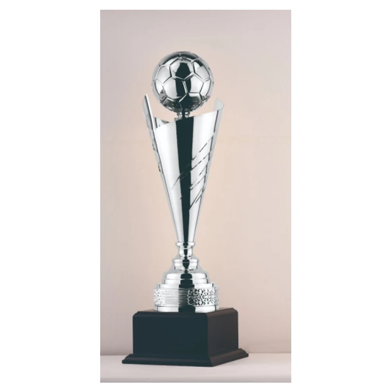 High Quality Metal Gold Silver Bronze Custom Logo football Trophy Award Cup sports trophy