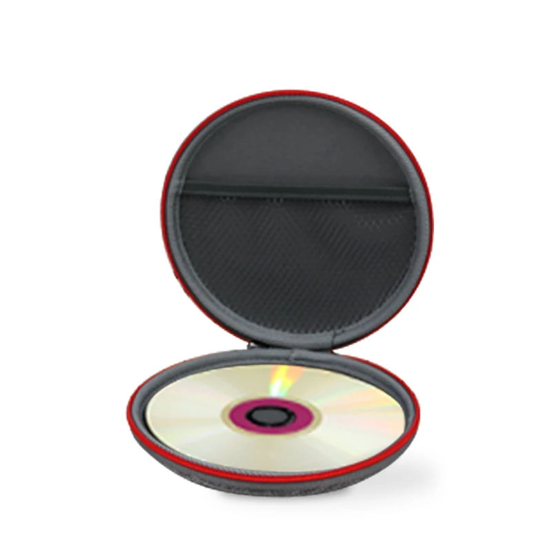 CD Case 96 Capacity CD DVD EVA Case Binder Portable Hard Plastic Disc Container Red Fashion customized EVA Case