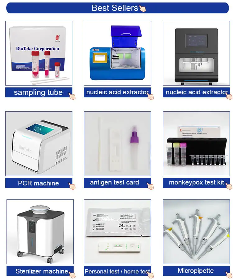 Автоматический эксперт по генам ПЦР ДНК система экстракции РНК машина для нуклеиновой кислоты тестирования 96 образцов