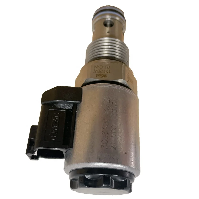 Германия WSM12120W 01-C-N-24-DN 3036401 2-ходовой нормально разомкнутый тарелочки-тип прикручиваемая цилиндрическая гидравлический картридж электромагнитный клапан