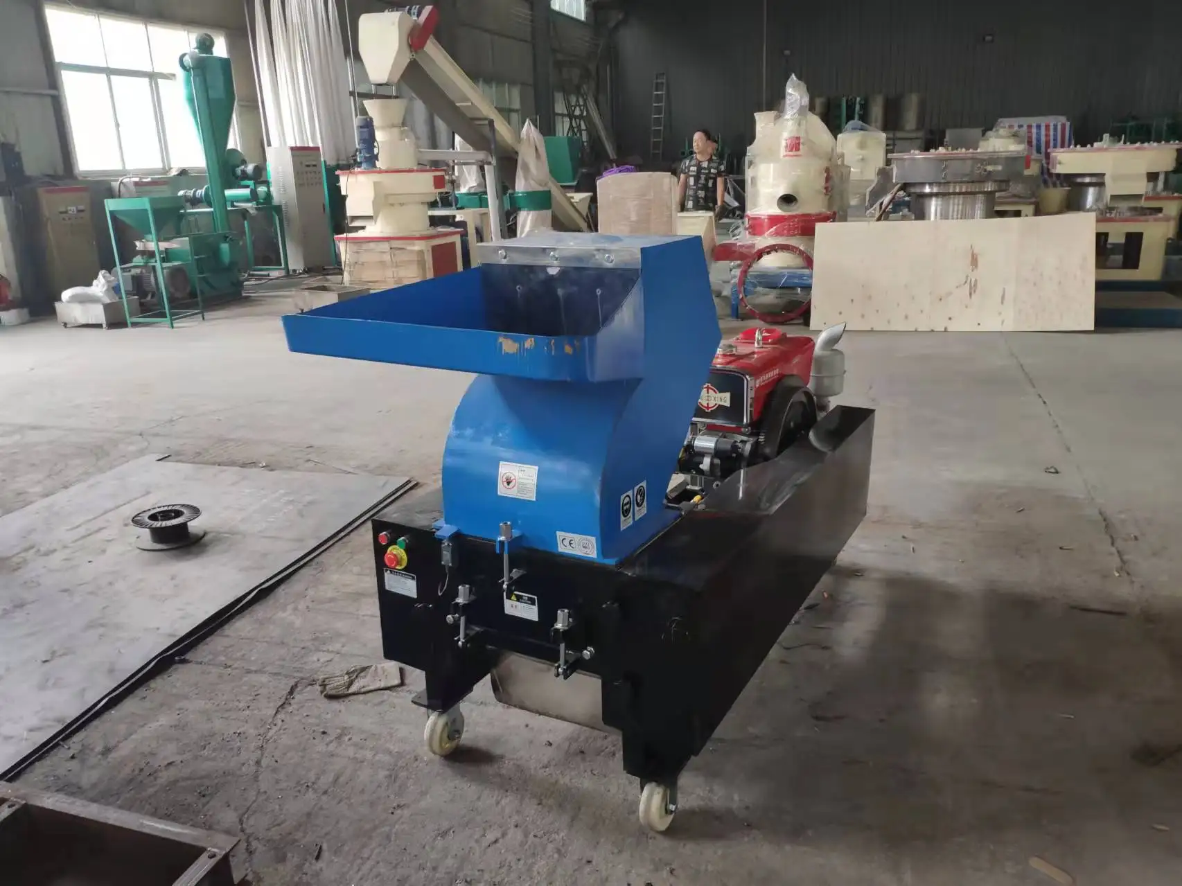 High Quality waste plastic shredder  recycling machine for home