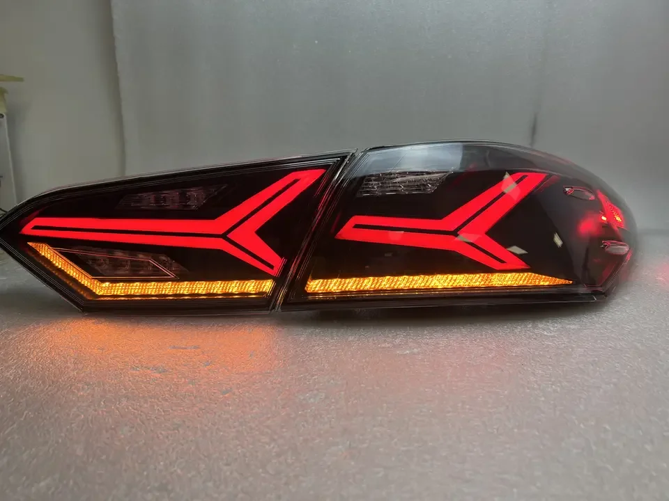 Kabeer upgrade tail light For Camry V70 lambo style fog Lights Day Running Light DRL Tuning Car Accessories  Tail