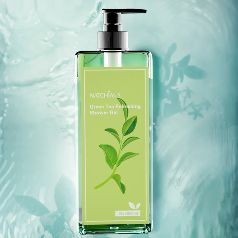 
OEM factory private label mens body green tea natural organic body wash 