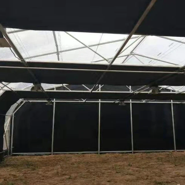 Agricultural mushroom greenhouse with PEP plastic for the cold area in winter
