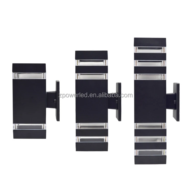 HOT SALE Square Round Aluminum Outdoor Waterproof IP65 E27 GU10 Wall Light Housing