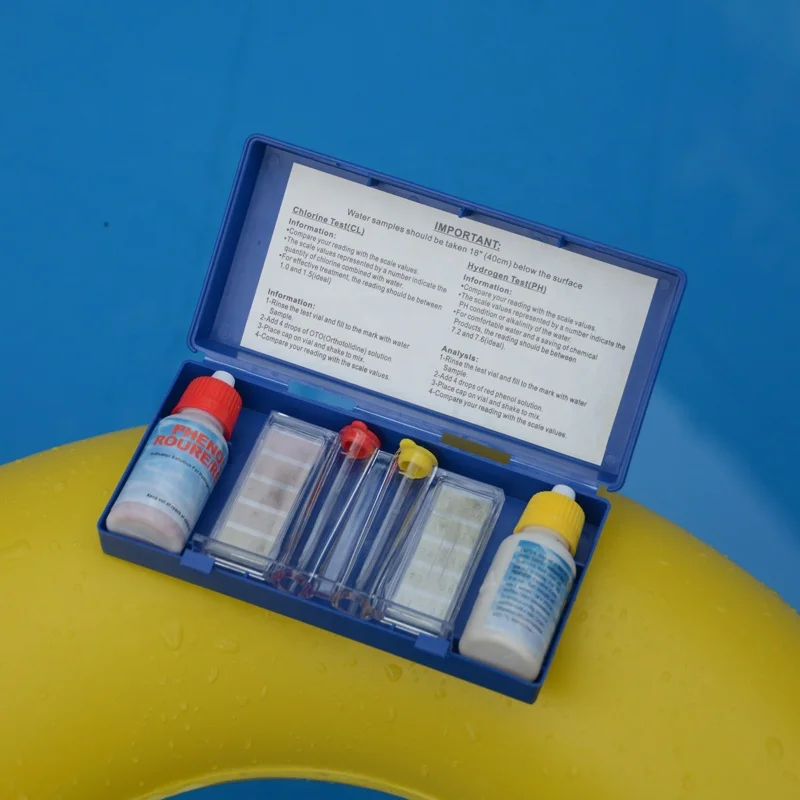 Swimming Pool Accessories Water Chlorine/PH Test Kit