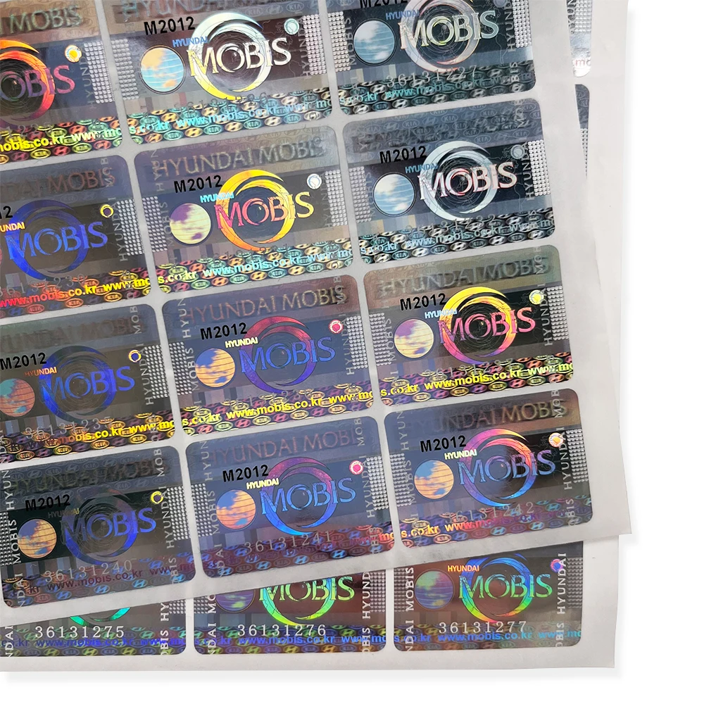 Custom Tamper Evident Pattern Hologram Labels Anti Counterfeiting Genuine Secure VOID Printing Security Seal Hologram Stickers