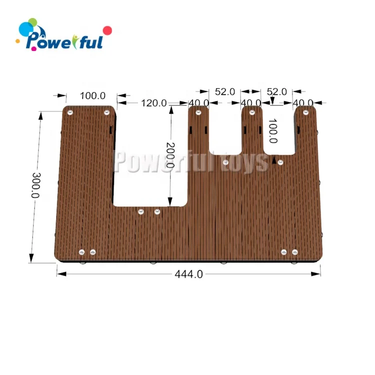 Non-slip floating beach platform dock pontoon yacht boat dock inflatable jetski floating dock