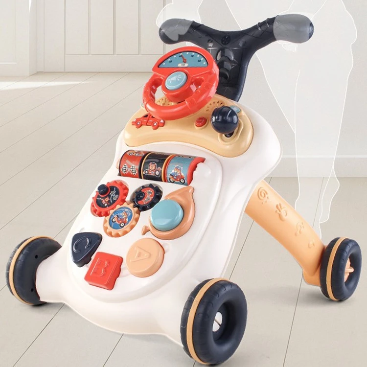 High Quality Adjustable Baby Walker, Toys Multifunctional Toddler Musical Walker/