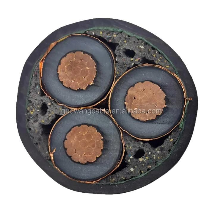 Medium Voltage NA2XY Steel Wire Armored Copper Conductor Cable Copper Cable Prices