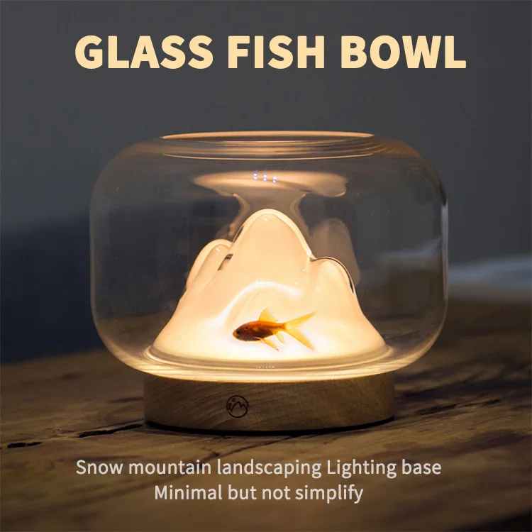 Fish Tank Glass Fish tank Aquarium Small Terrarium Bowl Aquatic Aquarium Mini Goldfish Bowl Desktop Fishbowl