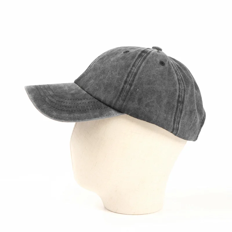 Hot sell Dad Hat plain cap Wholesale New Vintage Cotton Washed Distressed Hats Twill Plain Adjustable Dad Hat