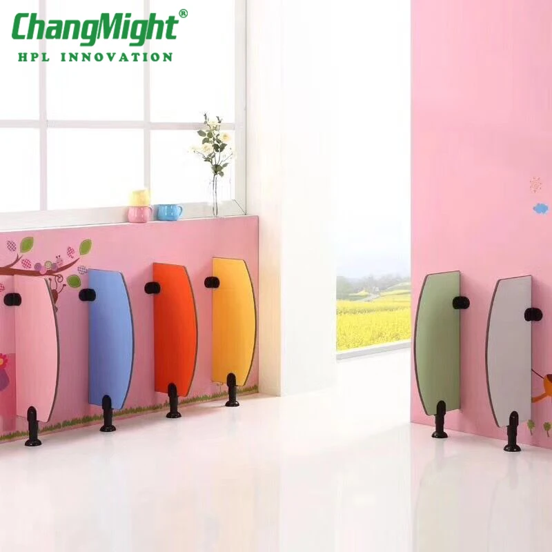 Fireproof Waterproof 12mm Compact laminate  Board HPL Phenolic Board for Toilet Cubicles