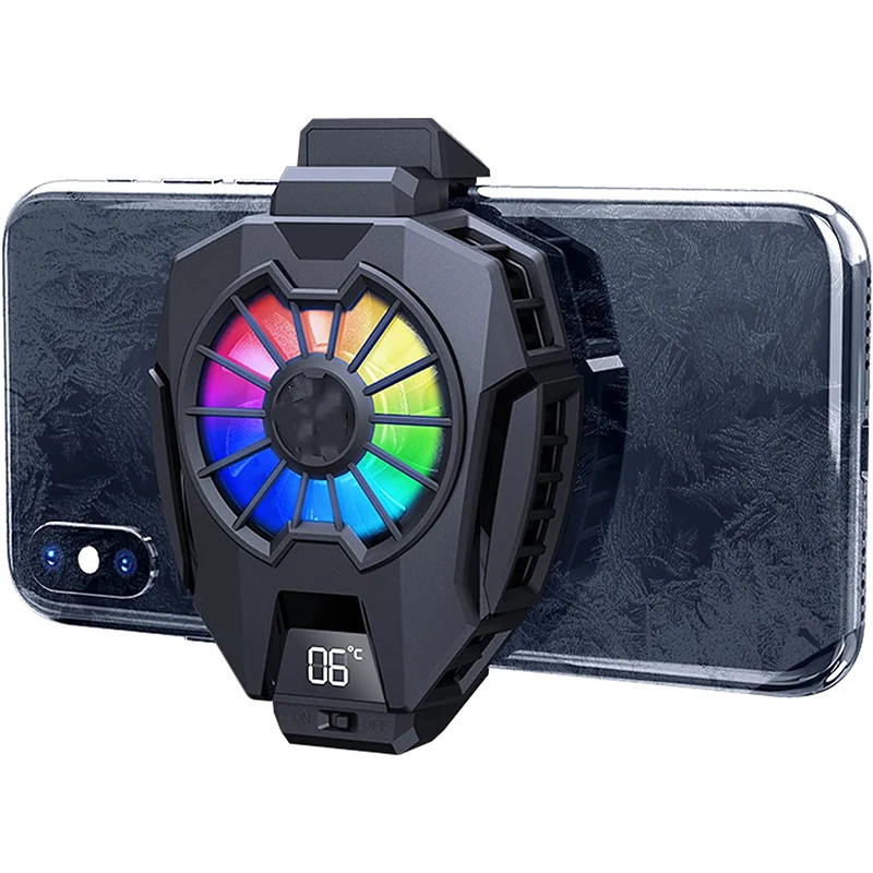 Portable Cooling Fan Phone Cooler Game Heatsink Audio Aux Mobile Phone Radiator For Phone Accessories