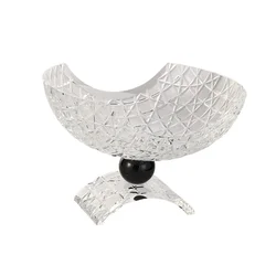 Wholesale High Quality clear Crystal Fruit Salad Bowls for home decoration