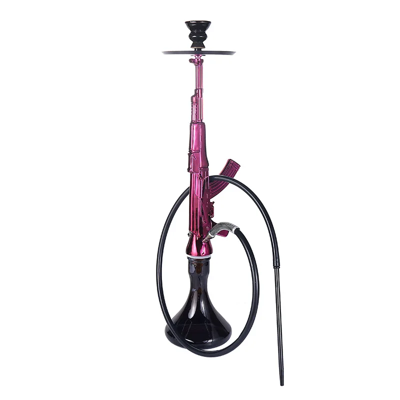 Wholesale AK 47 shisha hookah set Modern Unique Designer Shisha Hookah smoking sets Resin Sheesha
