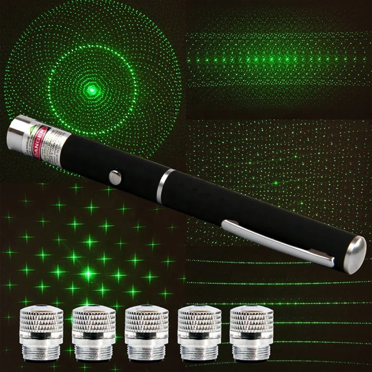 
1mw 100mw power 532nm hot sale lazer pen green laser pointer with single dot and starry laser light 