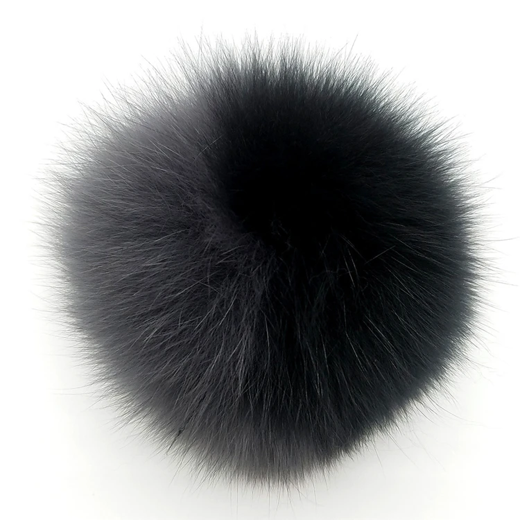 Winter Hat Use Multi-color Faux Fox Fur Pom Poms