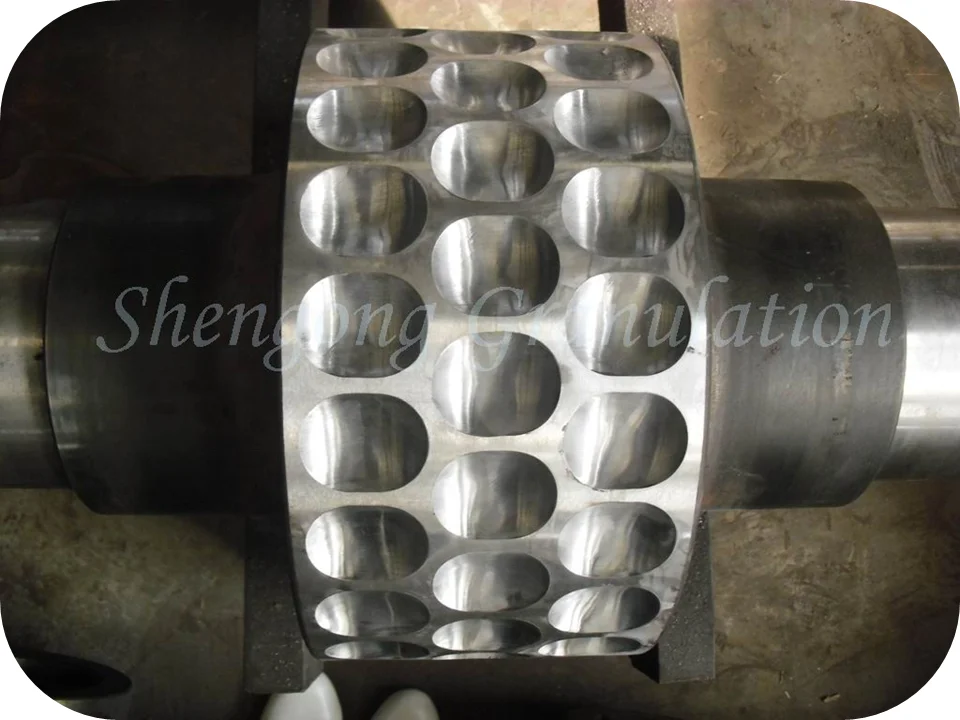 Chemicals mineral ore powder steel slag dry powder double roller compression