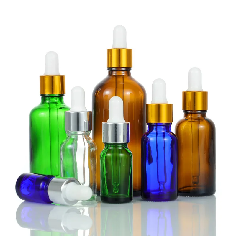 30ml/50ml/ Amber Glass Pipette Dropper Bottle for Essential Oils Aromatherapy Blends Perfume Fragrance