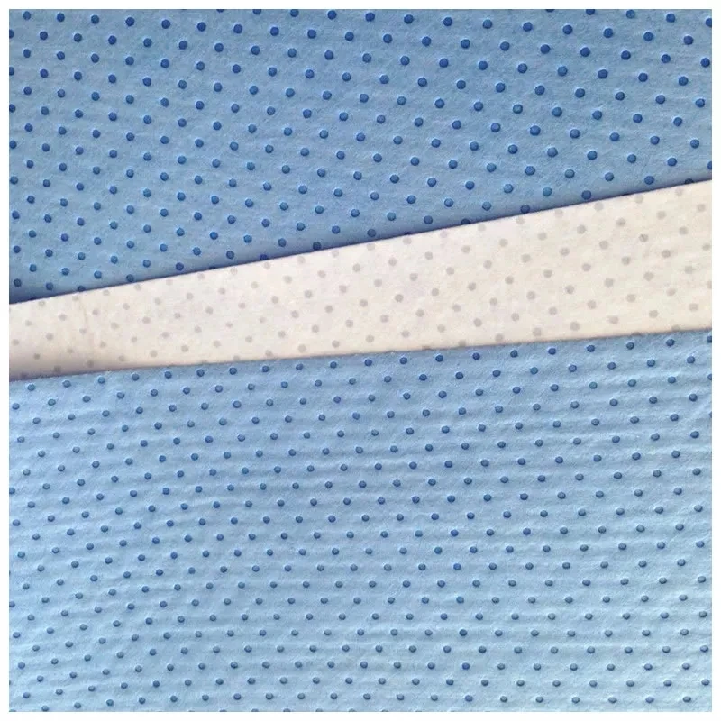 Low MOQ Low price PE film laminated SMS SMMS non woven fabric for hospital medical