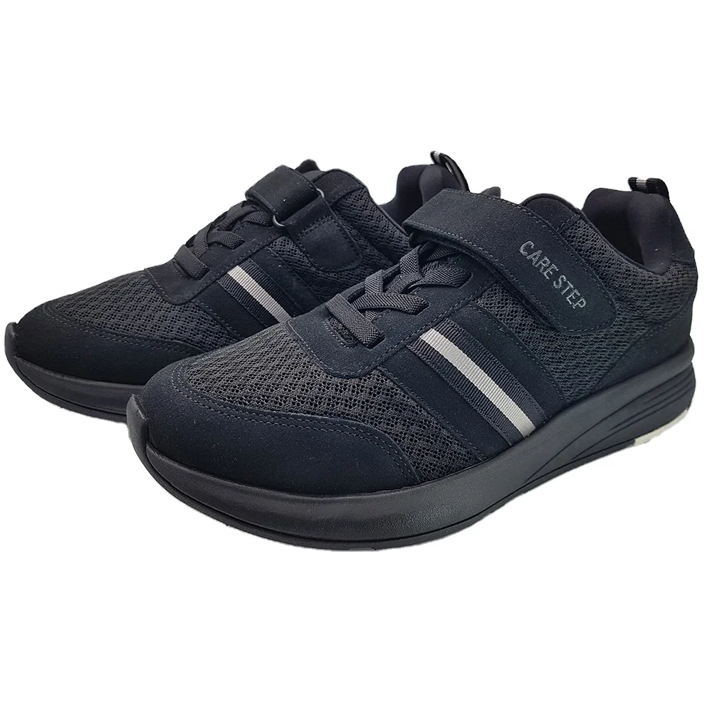 Orthopedic Healthy Shoes Color Black. Best Quality from Thailand for Men and Women Rubber,eva Fulfillment Top Quality Care-step