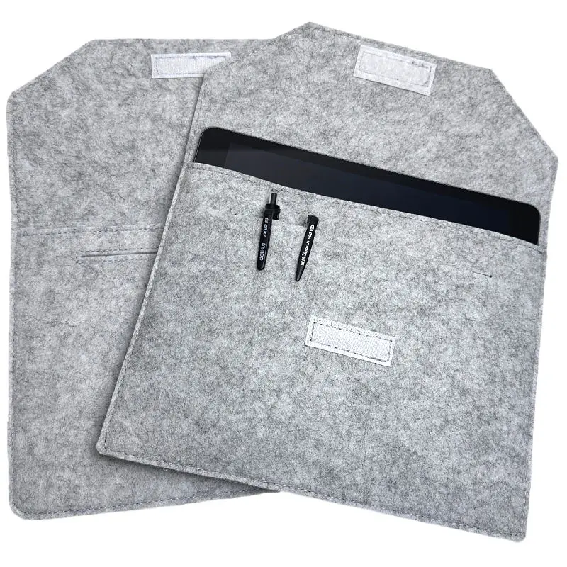 High Quality 16 11 12 13 15 Inch Luxury Square Felt Laptop Sleeve Bag Customizable Felt Protective for iPad