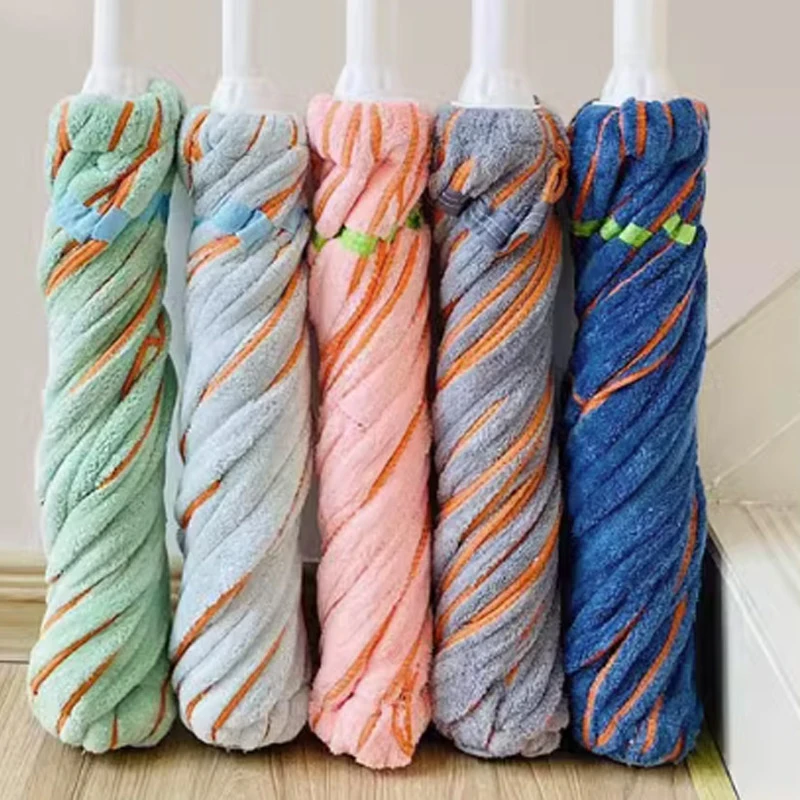 Self twisting Water Rotary Household Mop Lazy Hand free Floor Mopping Magic Microfiber Twist Mop
