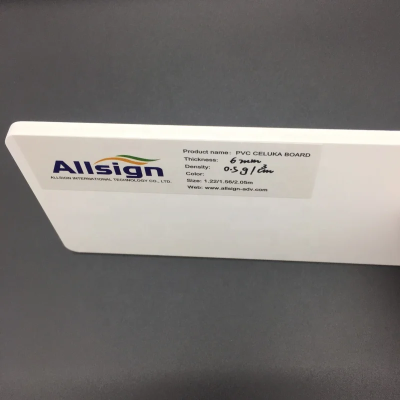 ALLSIGN высокая плотность 4x8 белый Форекс лист ПВХ пенопластовая доска 3 мм-20 мм Sintra для кухонных шкафов