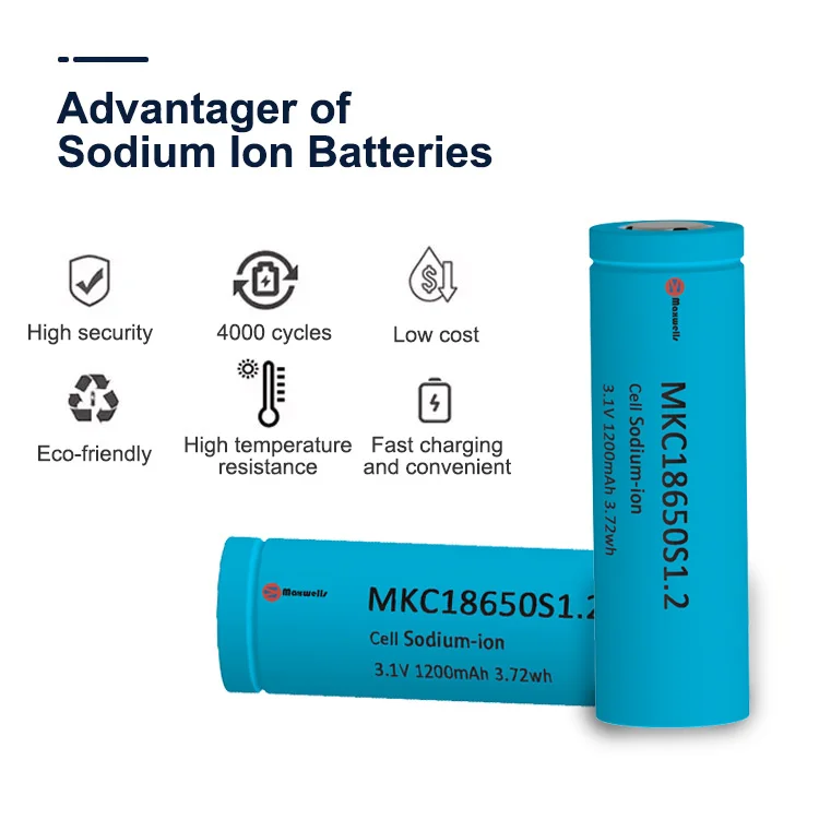 Manufacturers Sodium-Ion Batteries 3V 3.1V 1.2Ah 1200Mah Sodium Ion Battery Cells Producers For 48V Solar Energy Storage System