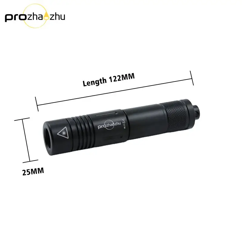 2000M Long Distance IP68 Waterproof Aluminum Alloy 18650 Green Laser Beam Underwater Laser Pointer Dive Light