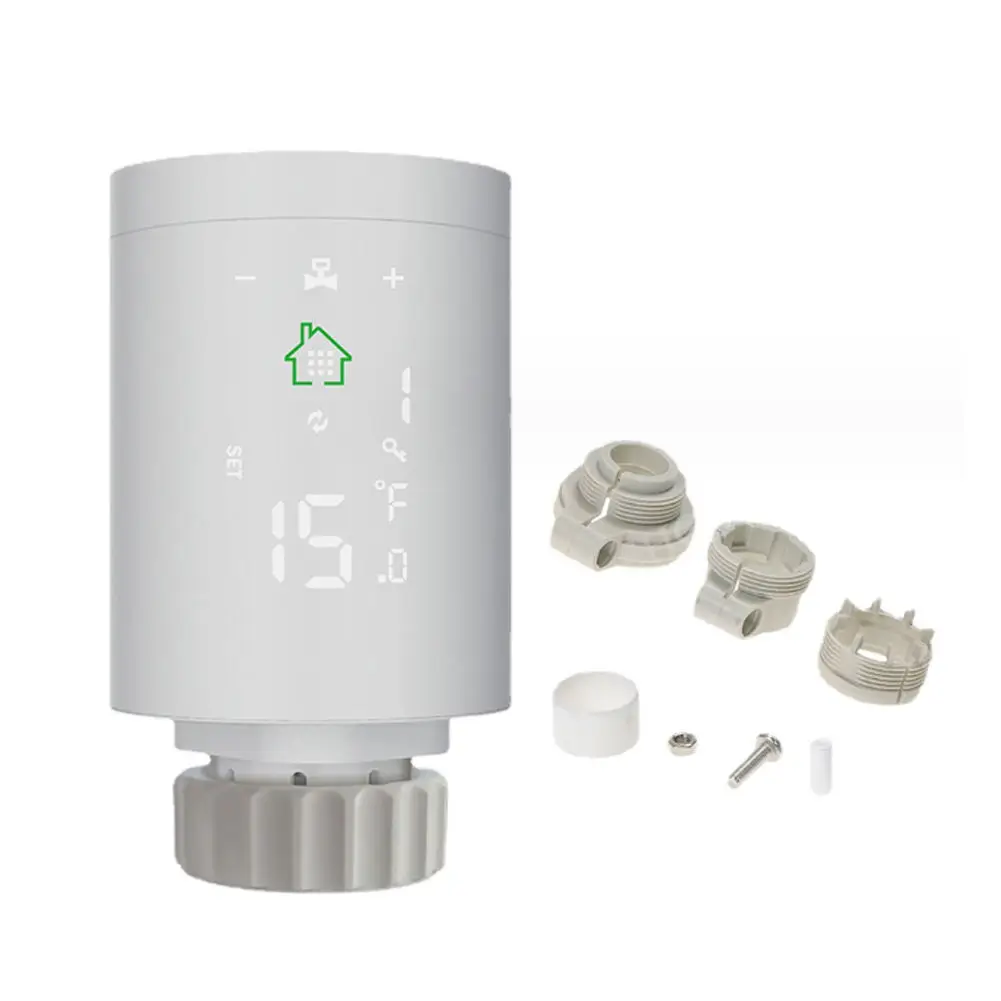 Tuya Smart Life TRV Radiator Thermostat Zigbee Thermostatic Valve Work With Amazon Alexa Google Home