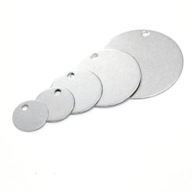 Custom Blank Letter Engraved Iron/ Aluminum Alloy/Copper Metal Gift Hanging Craft Tag Key Tag