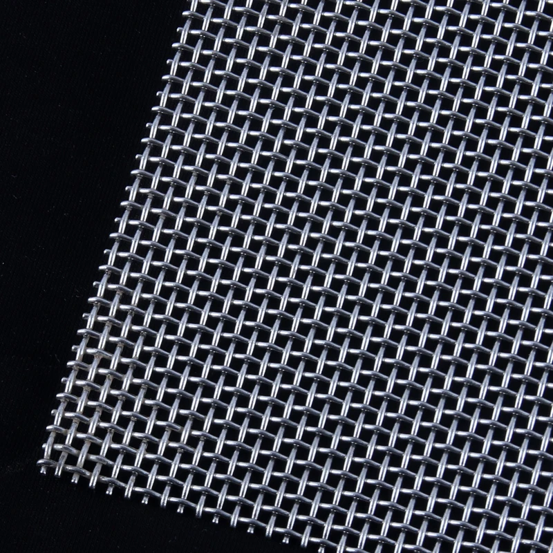 High quality black powder coated stainless steel security door and window screen mesh