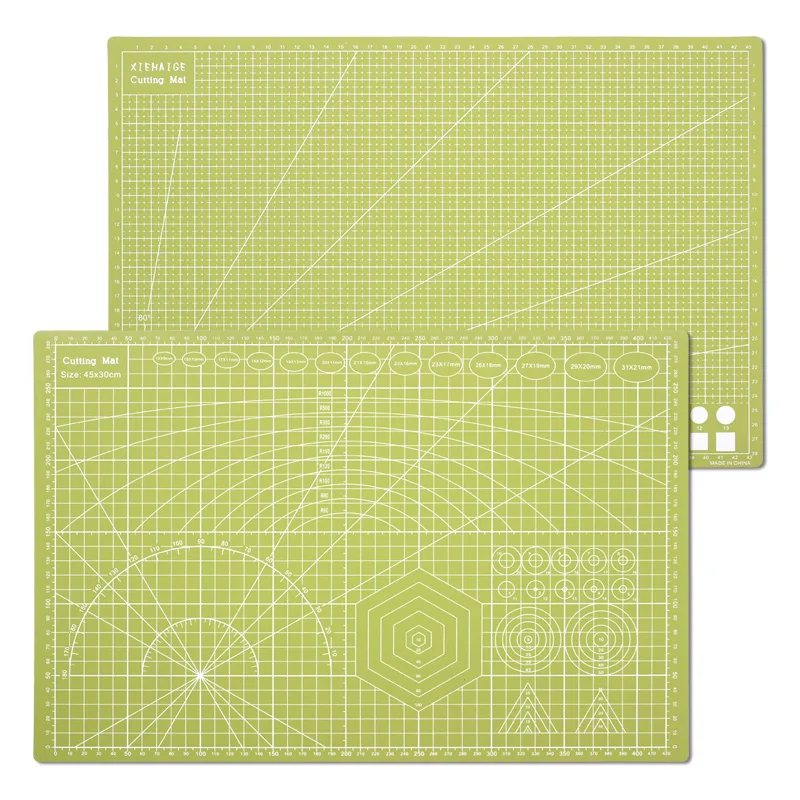 2024 New Items A3 PVC Cutting Mat Double Side Non Slip Cutting Pad DIY Self-healing Patchwork Cutting Board 45*30cm